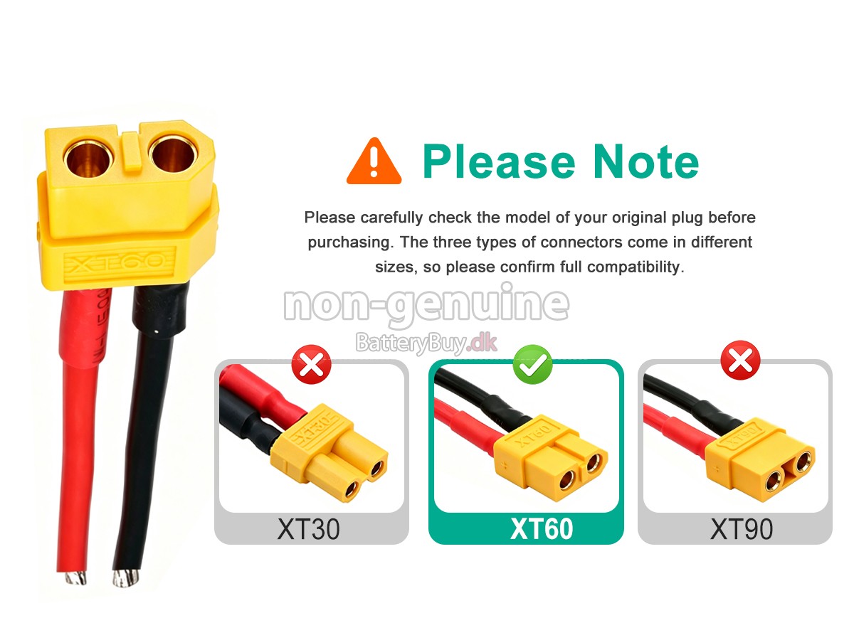 AolsteCell 22.2V 1450MAH 45C XT60 udskiftningsbatteri