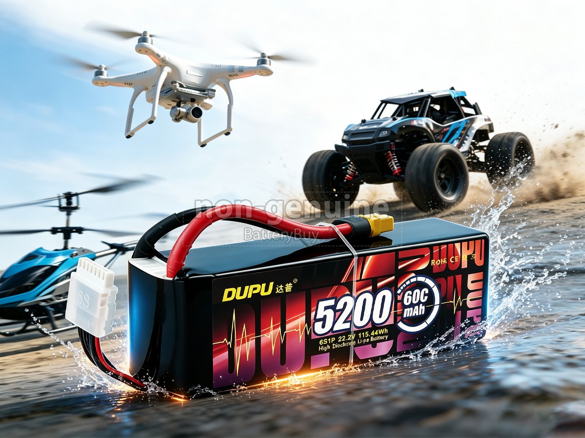 AolsteCell 22.2V 5200MAH 60C XT60 udskiftningsbatteri