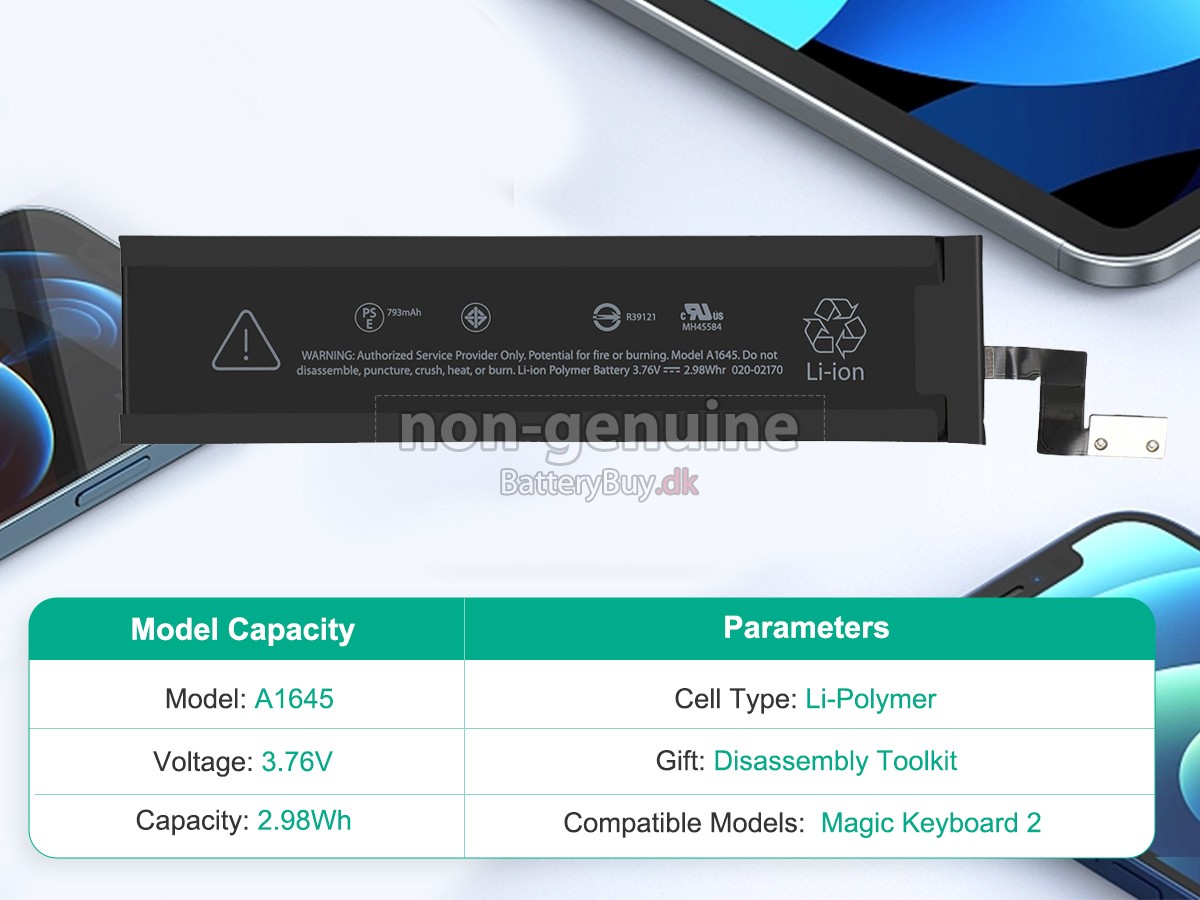 Apple 020-00460 udskiftningsbatteri