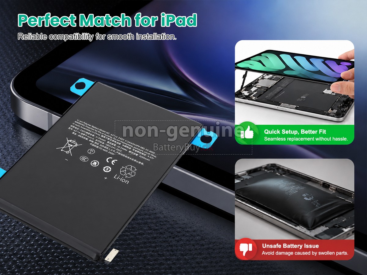 Apple A1725 udskiftningsbatteri