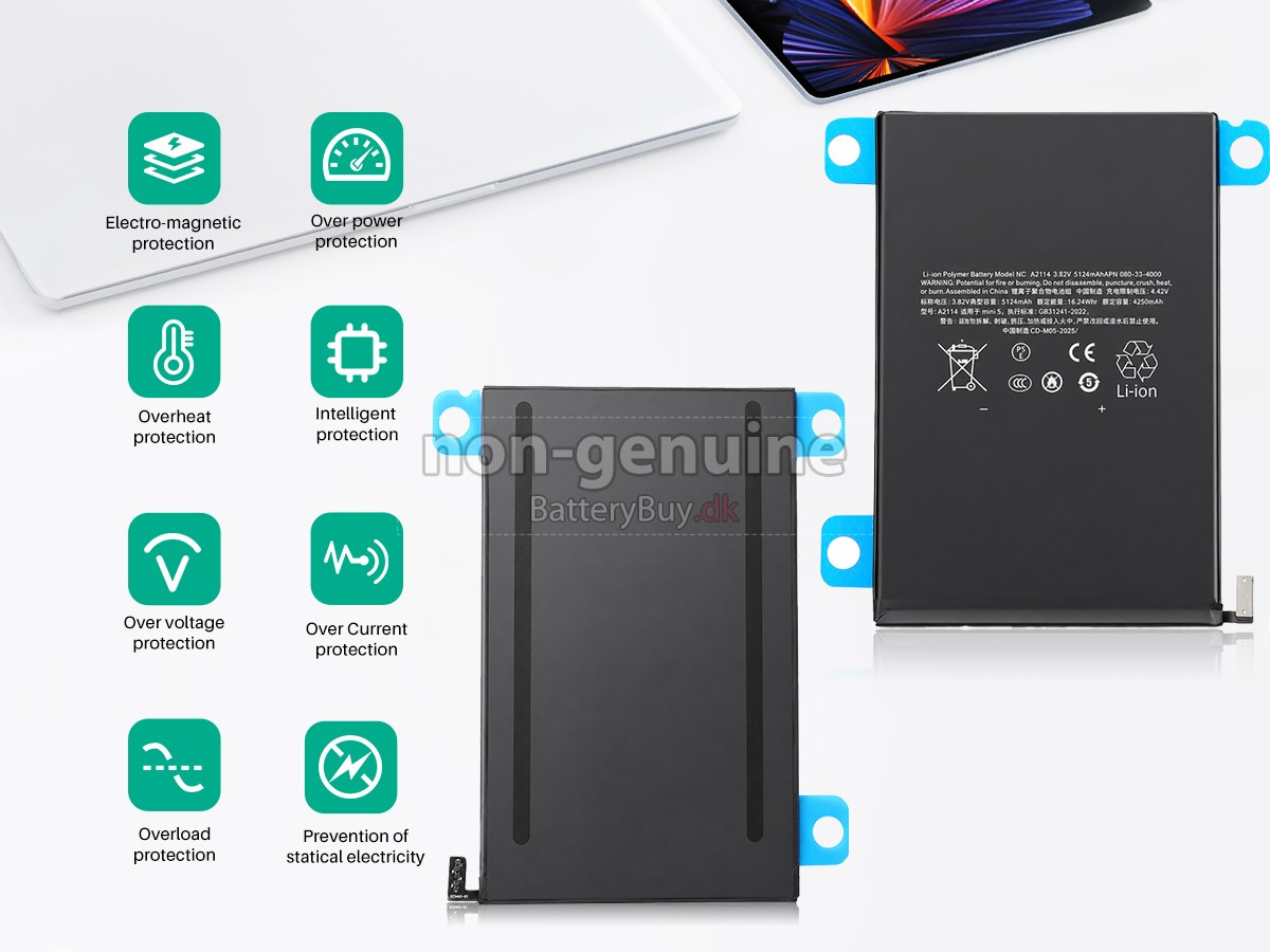 Apple A1725 udskiftningsbatteri