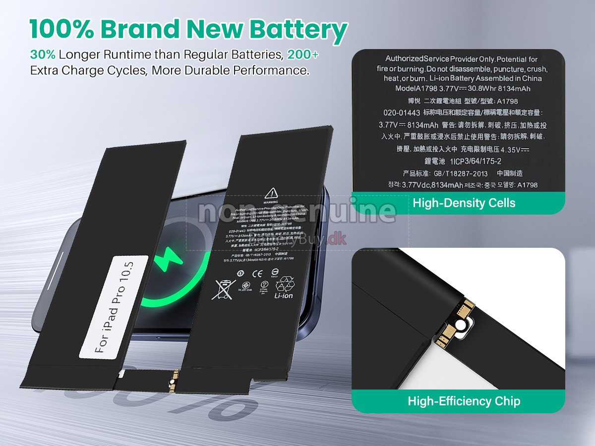 Apple iPad Pro 10.5 inch udskiftningsbatteri