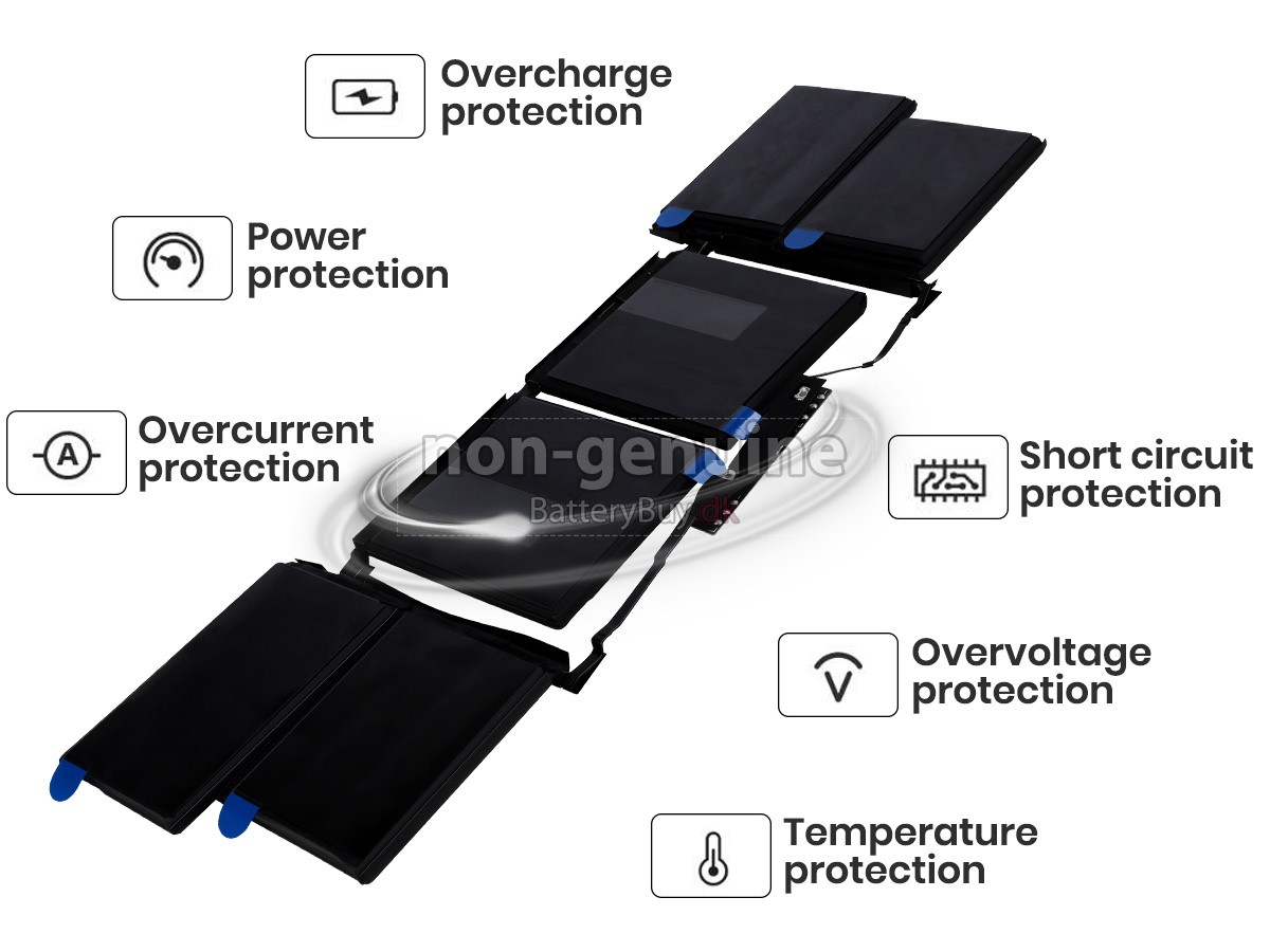 Apple A2141(EMC 3347) laptop udskiftningsbatteri