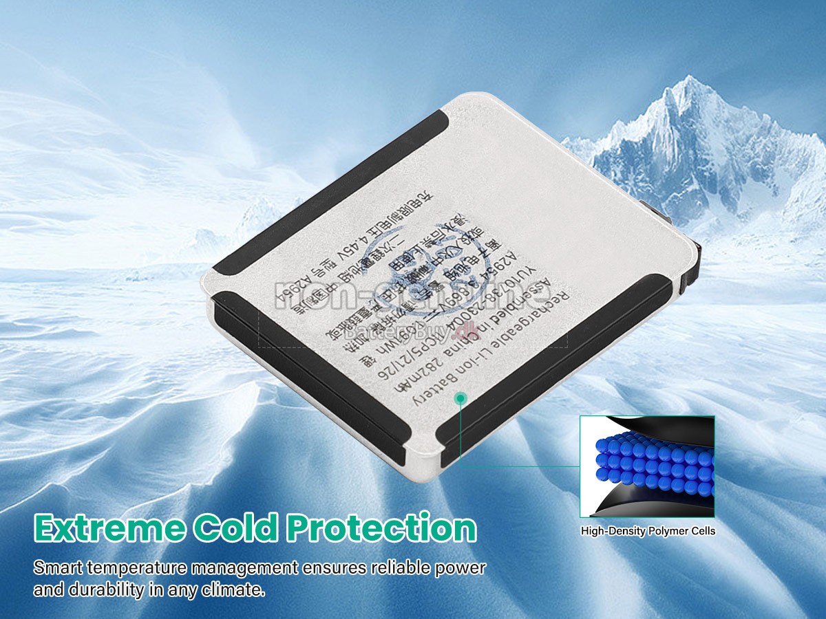 Apple WATCH Series 9 GPS+CELLULAR 41MM udskiftningsbatteri