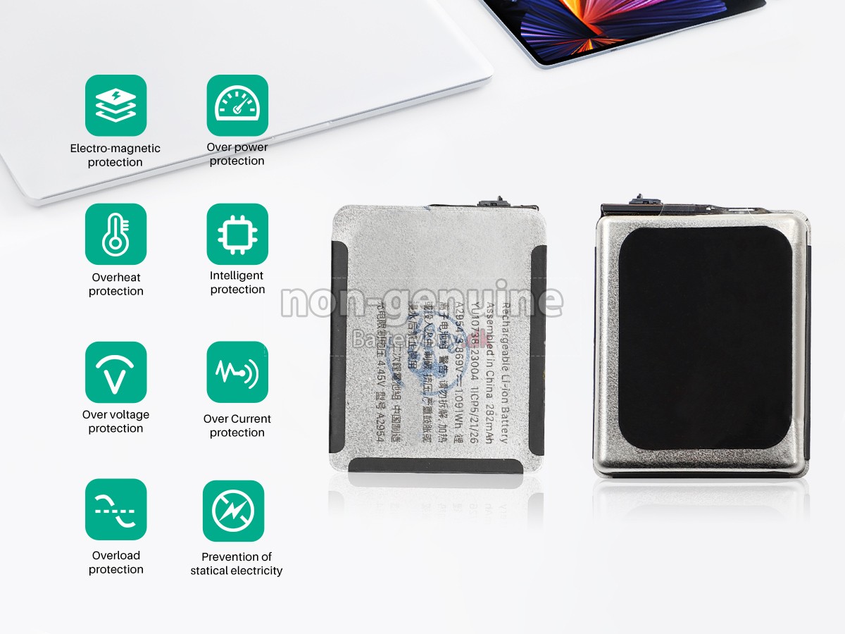 Apple WATCH Series 9 GPS+CELLULAR 41MM udskiftningsbatteri