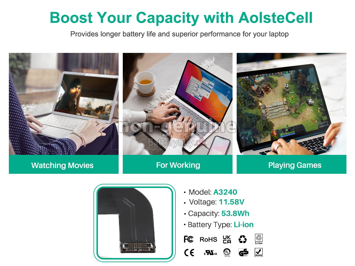 Apple MacBook Air 13 inch M4 2025 udskiftningsbatteri