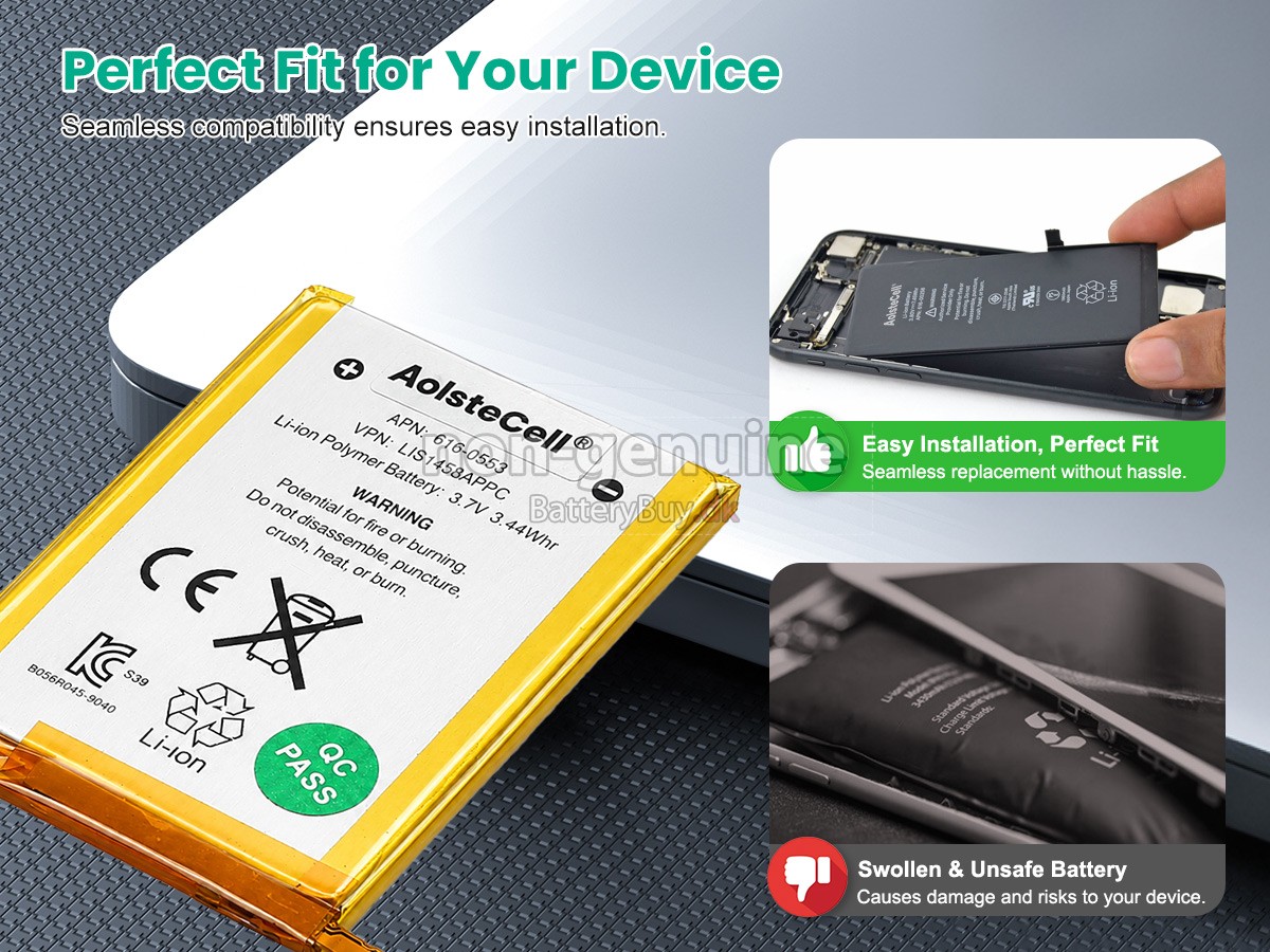 Apple 616-0553 udskiftningsbatteri