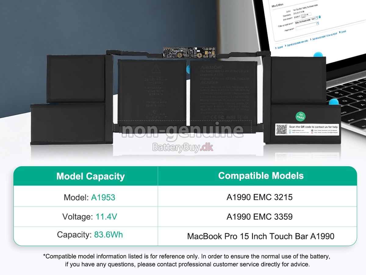 Apple 020-02391 udskiftningsbatteri