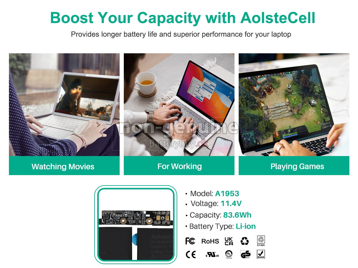 Apple 020-02391 udskiftningsbatteri