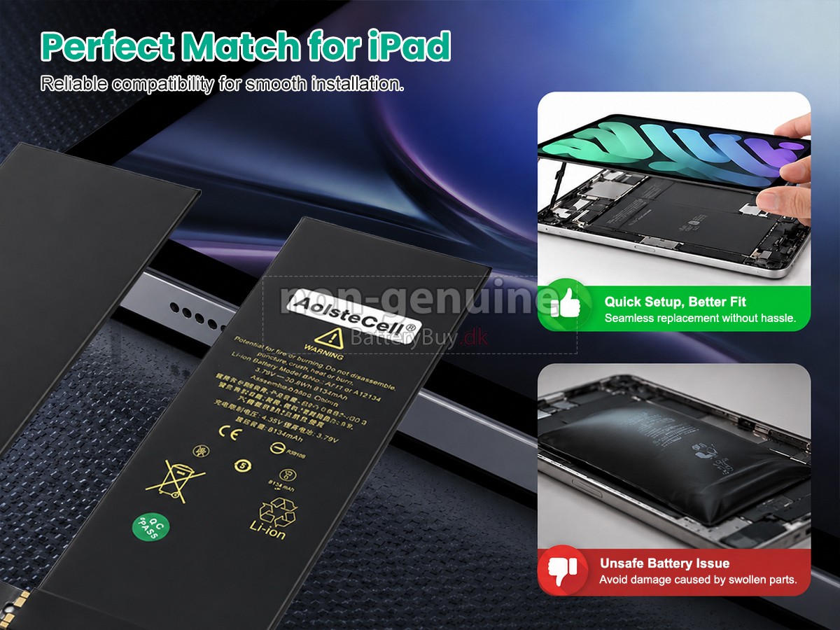 Apple A2152 EMC 3315 udskiftningsbatteri