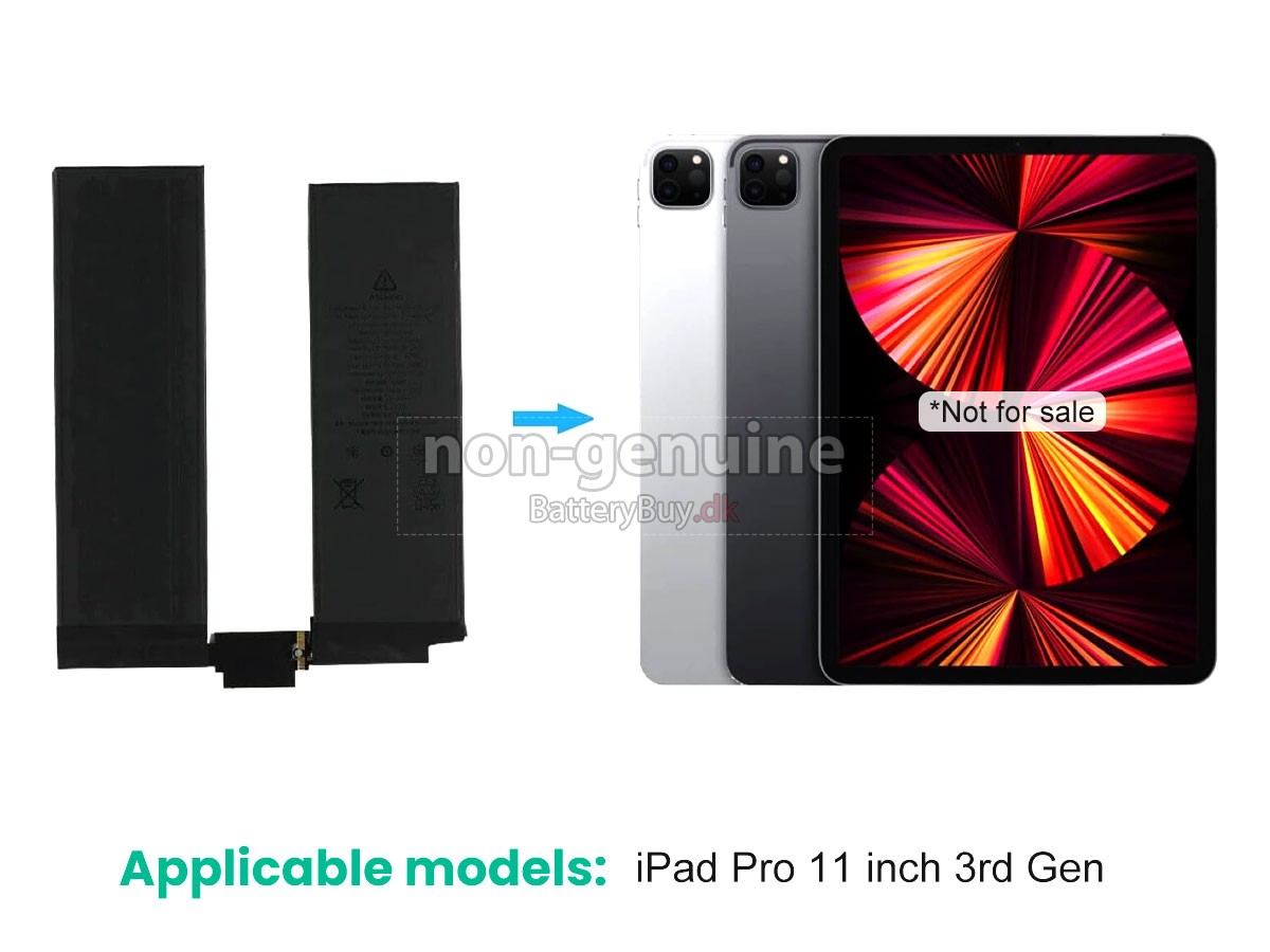 Apple A2460 EMC 3684 udskiftningsbatteri