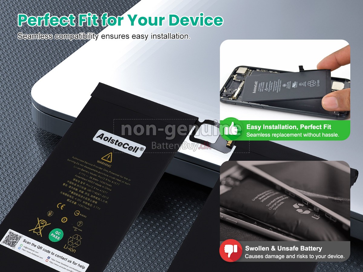 Apple iPad Pro 12.9 inch 1ST GEN udskiftningsbatteri