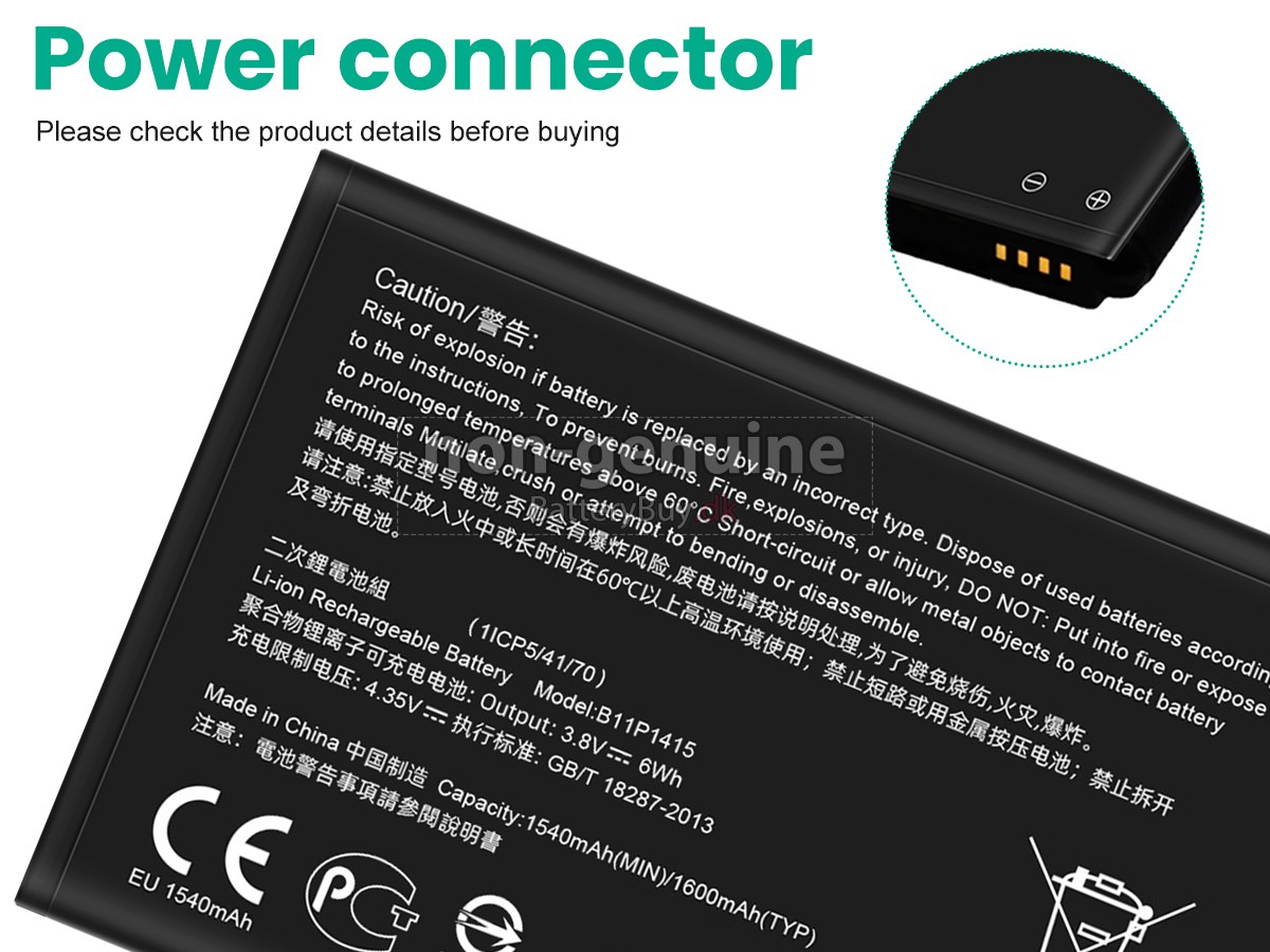 Asus Z00SD udskiftningsbatteri