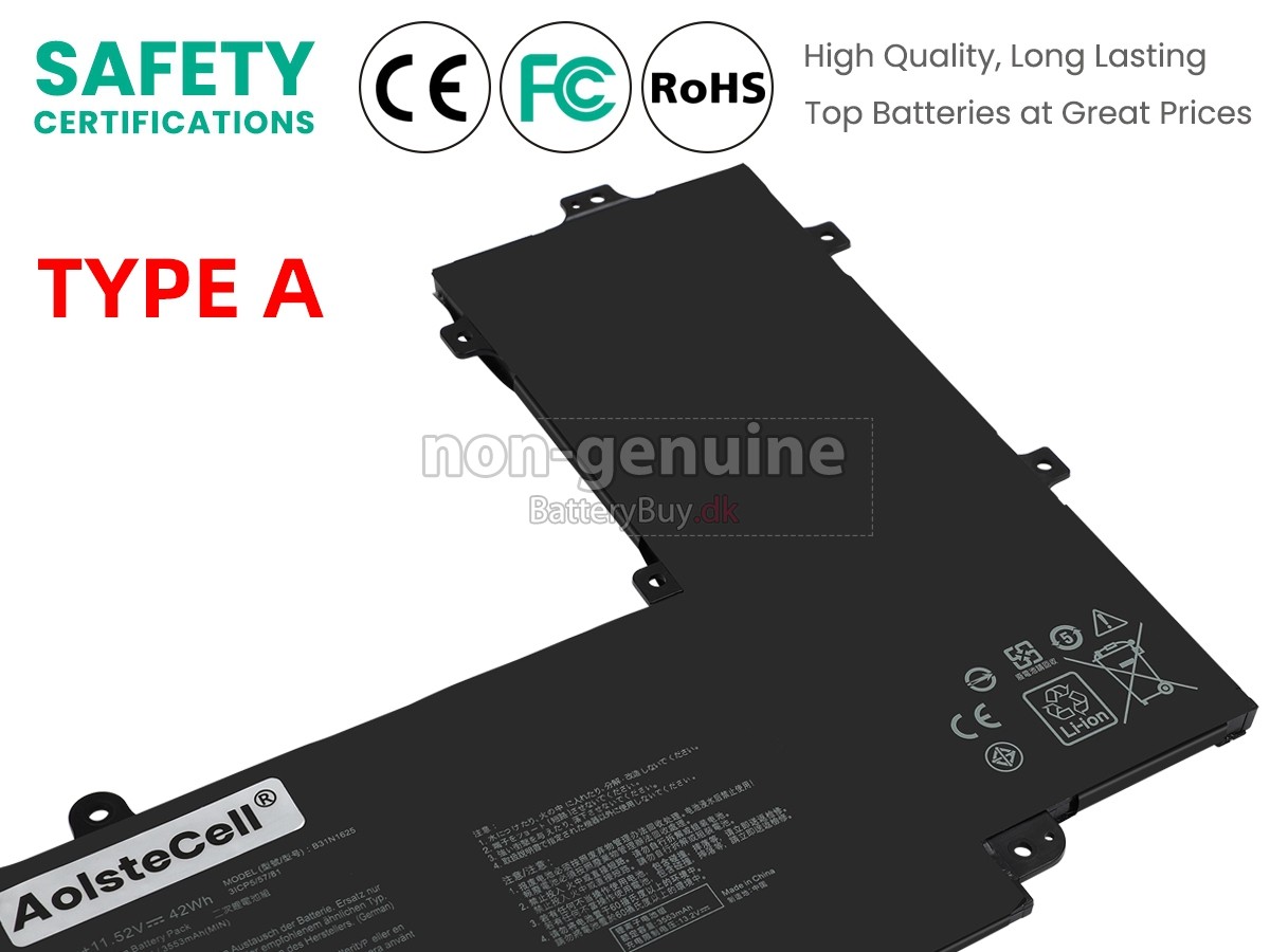 Asus VivoBook Flip 12 TP203NAH-BP002 udskiftningsbatteri