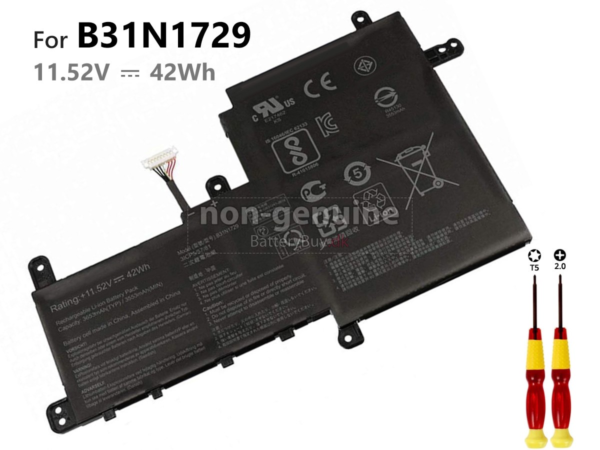 Asus VivoBook X530FN-1E laptop udskiftningsbatteri
