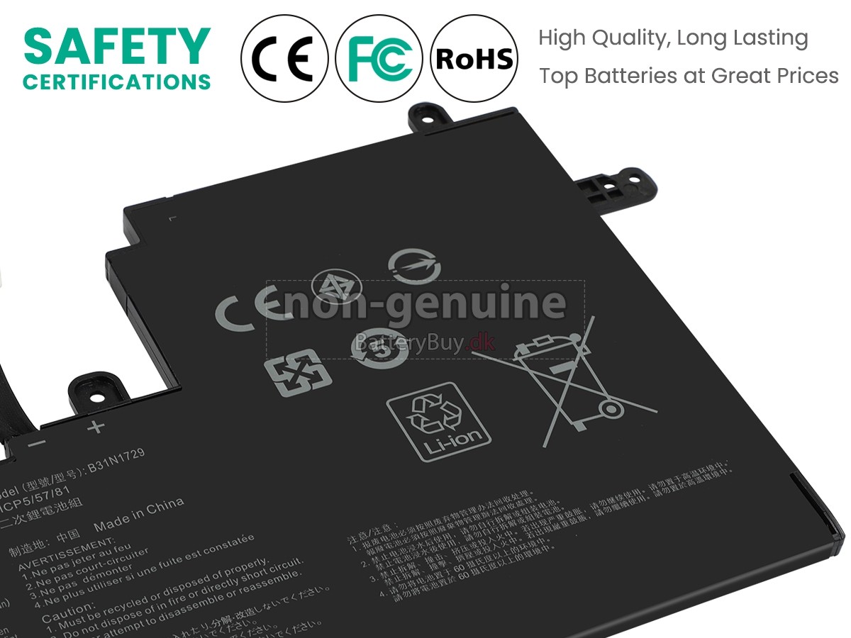 Asus VivoBook S530UN-BQ172T udskiftningsbatteri