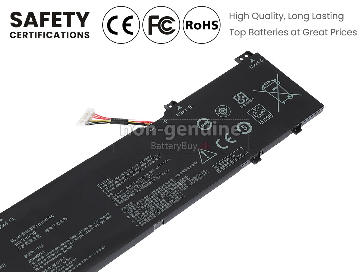 Asus B31N1902(3ICP5/57/80) udskiftningsbatteri