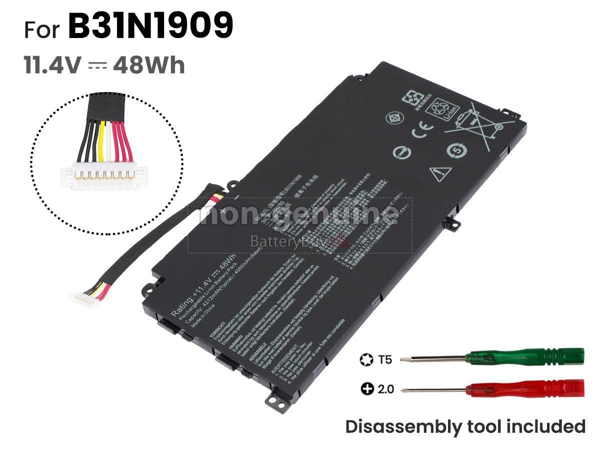 Asus EXPERTBook B2502FBA udskiftningsbatteri