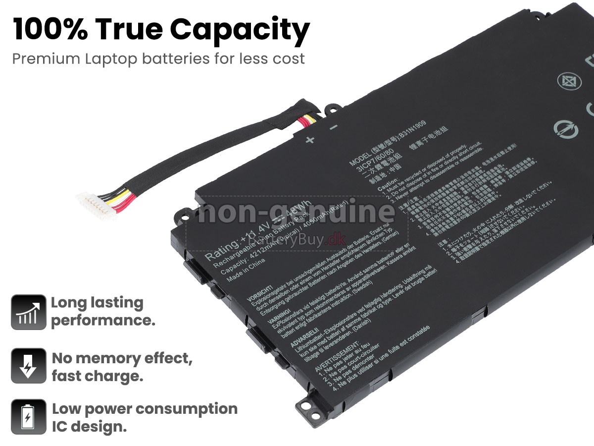Asus EXPERTBook B2502FBA udskiftningsbatteri