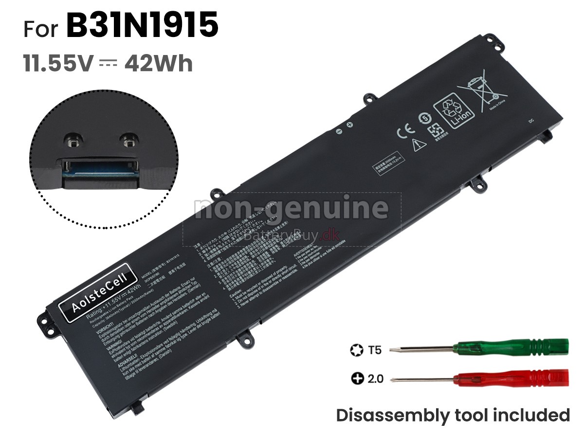 Asus EXPERTBook B1 B1400CEPE laptop udskiftningsbatteri