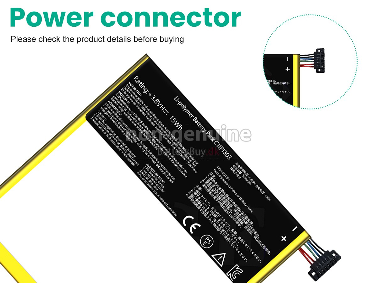 Asus K008 udskiftningsbatteri
