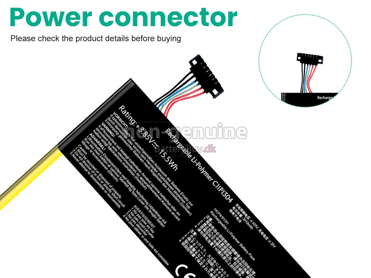 Asus C11P1304 udskiftningsbatteri
