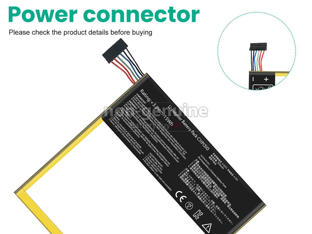 Asus C11P1310 udskiftningsbatteri