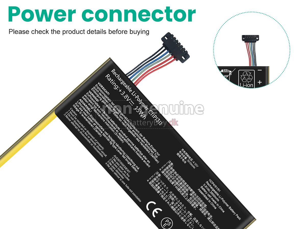 Asus C11P1311 udskiftningsbatteri