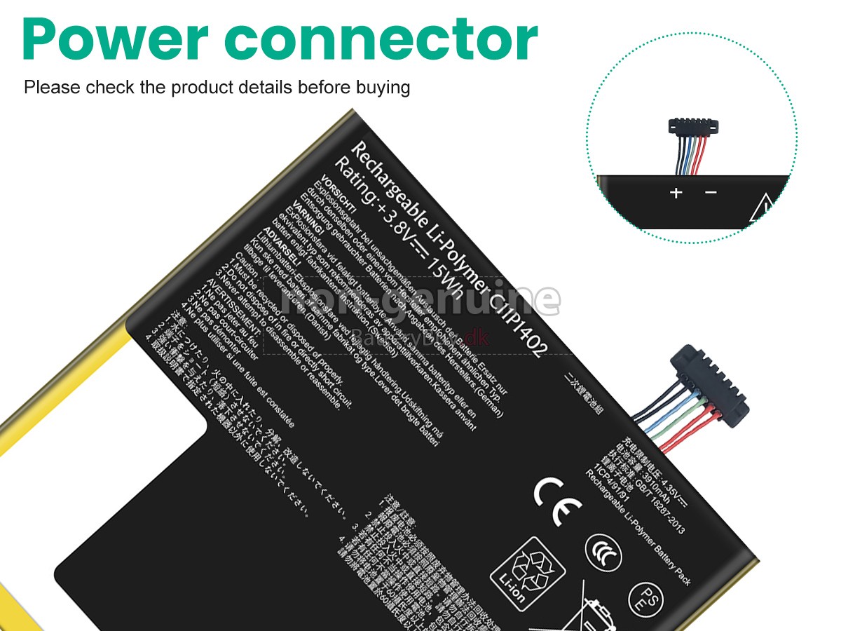 Asus C11P1402 udskiftningsbatteri