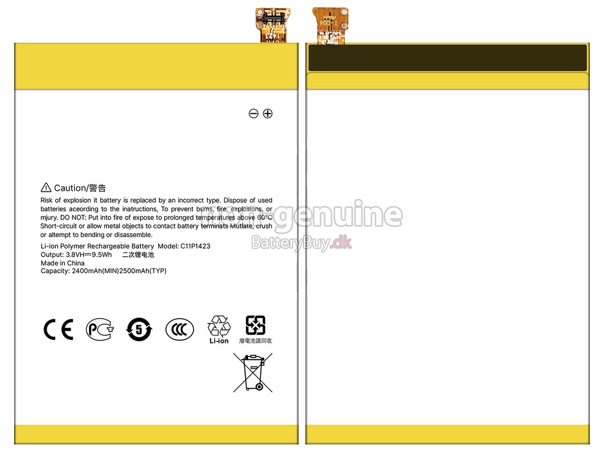 Asus 550ML udskiftningsbatteri