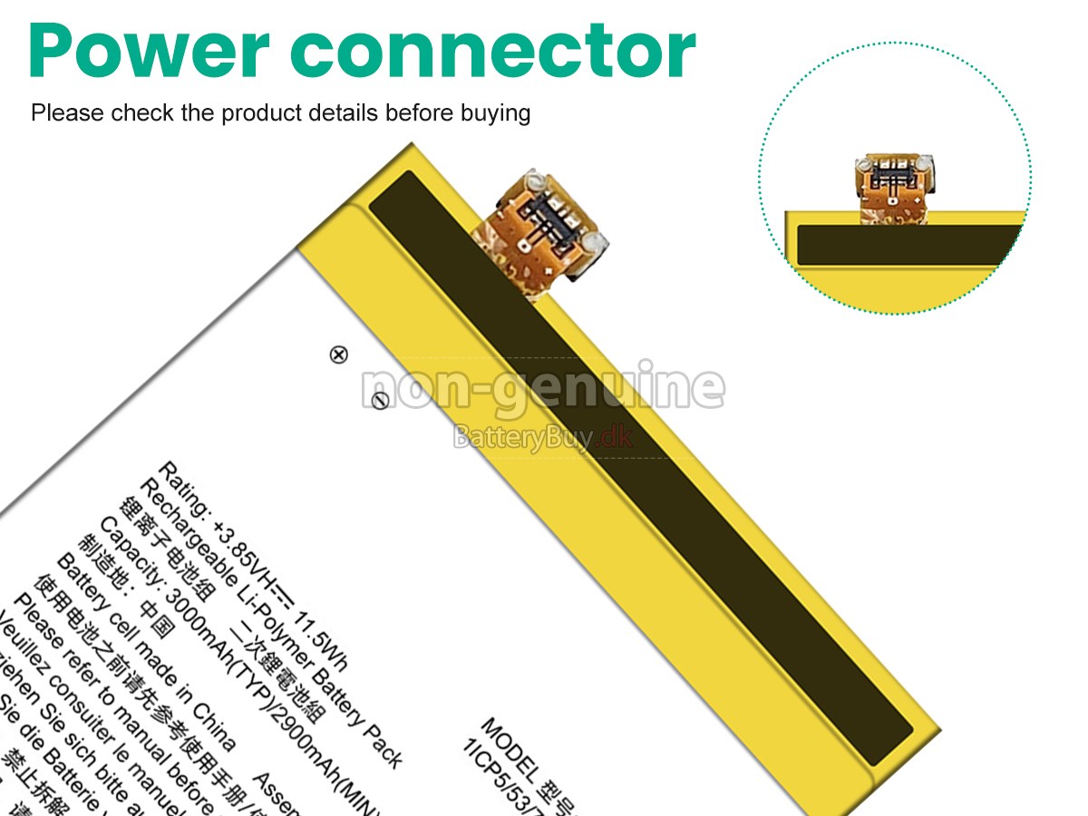Asus Z00A udskiftningsbatteri