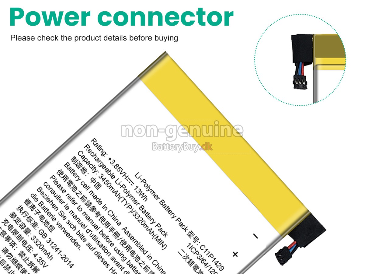 Asus C11P1429 udskiftningsbatteri