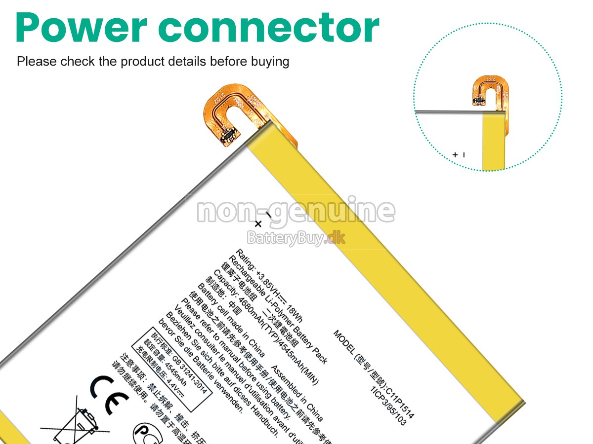 Asus C11P1514 udskiftningsbatteri