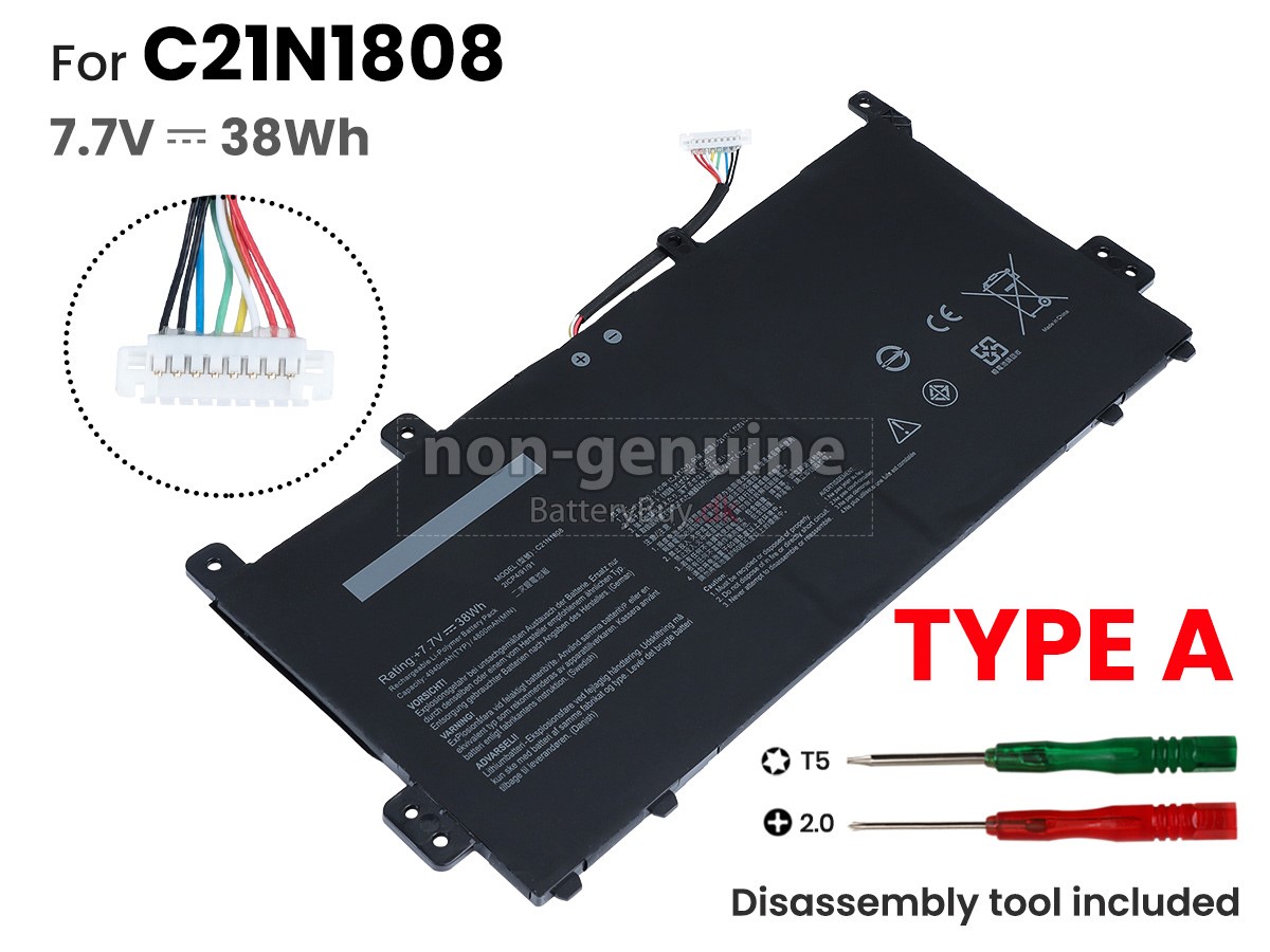 Asus C21N1808 udskiftningsbatteri