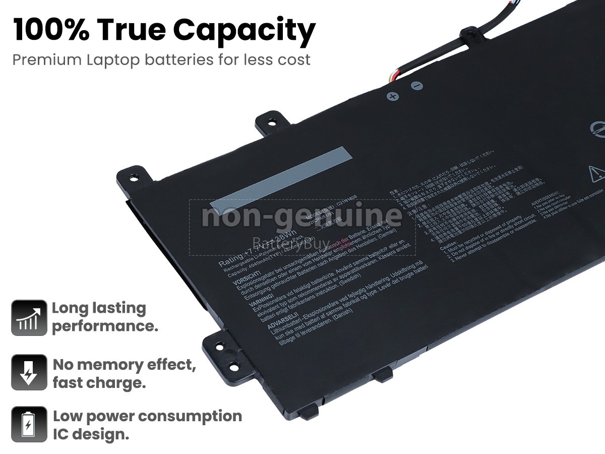 Asus C21N1808 udskiftningsbatteri
