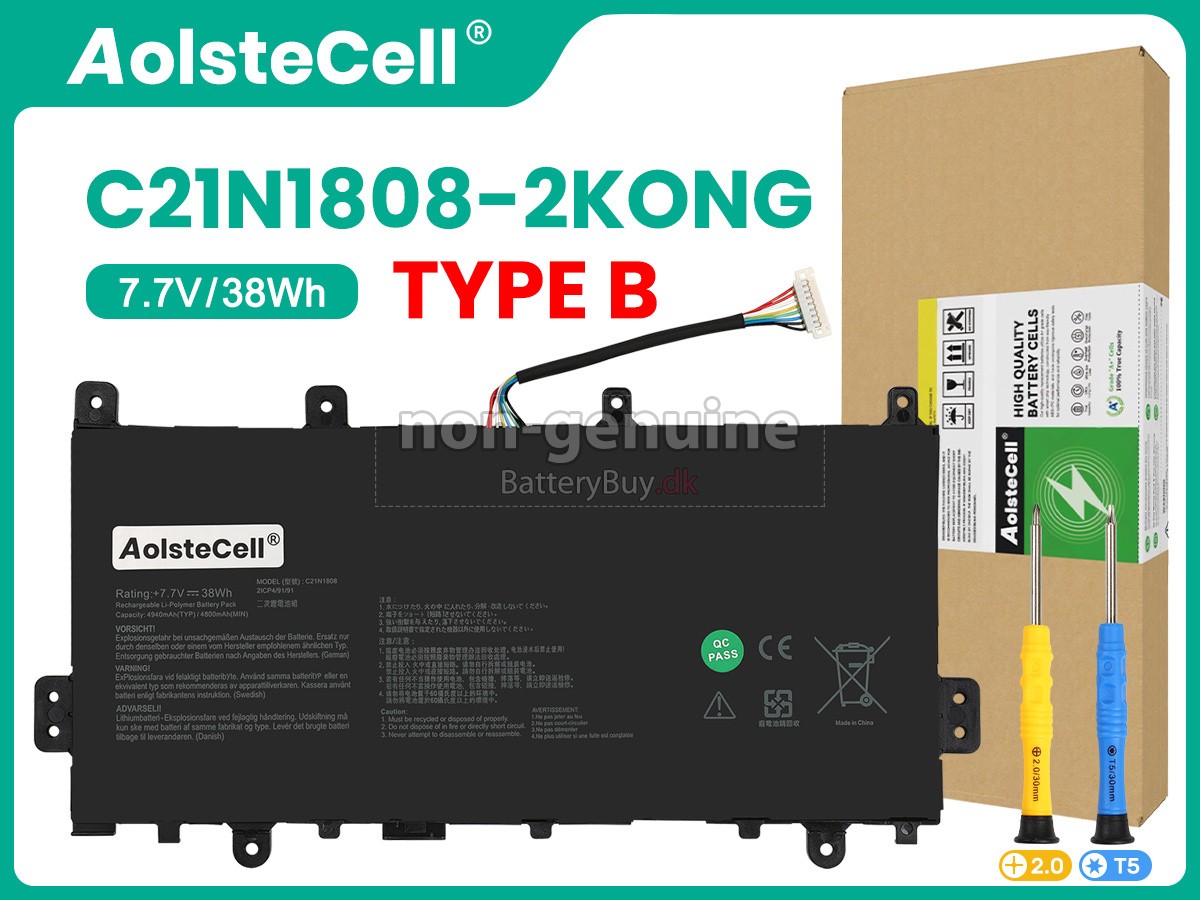 Asus C21N1808 udskiftningsbatteri