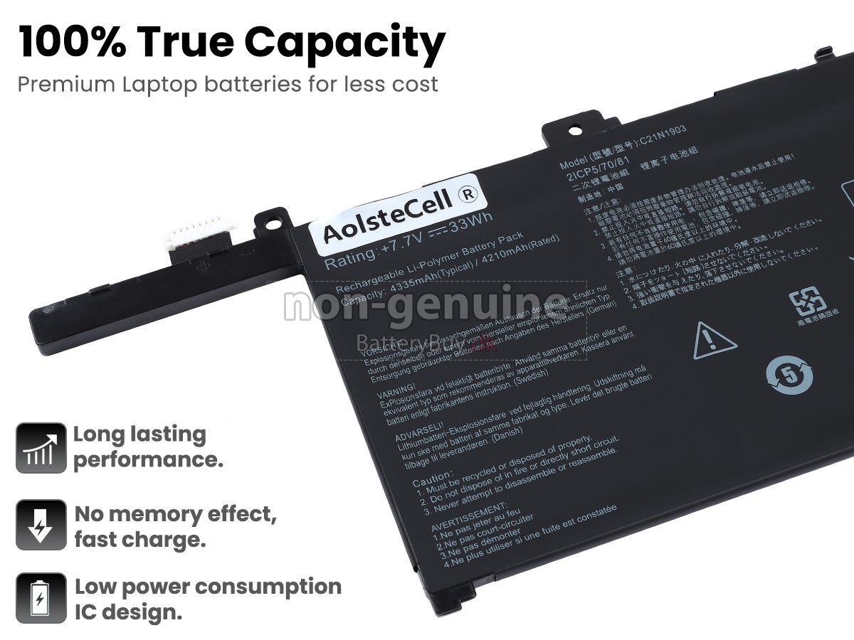 Asus B3302FEA udskiftningsbatteri