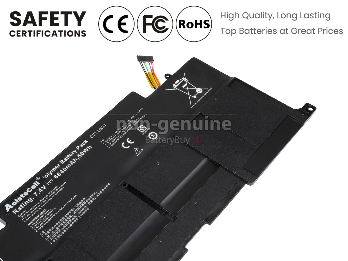 Asus ZenBook BX31E udskiftningsbatteri