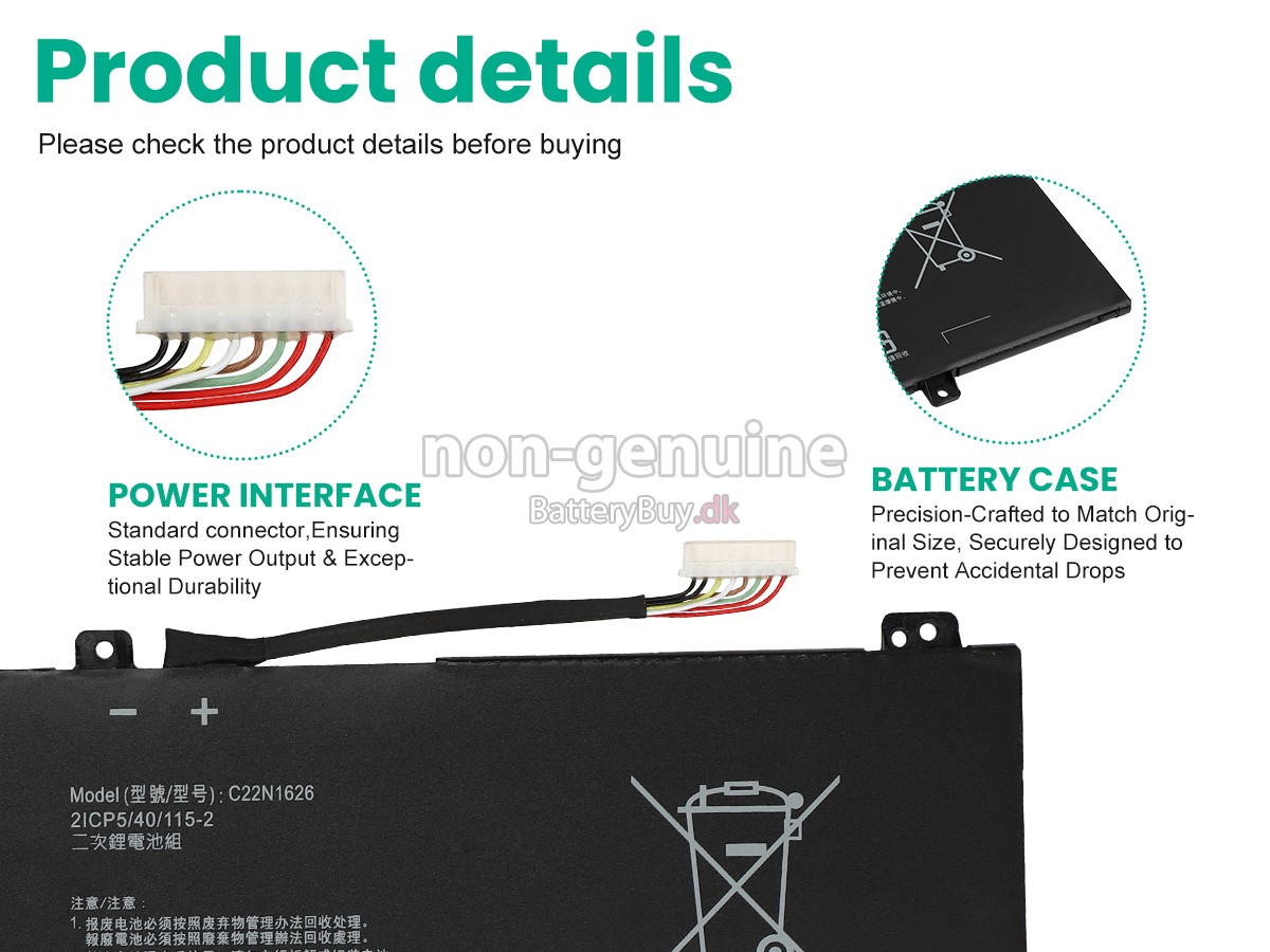 Asus Chromebook Flip C213NA-BW0034-OSS udskiftningsbatteri