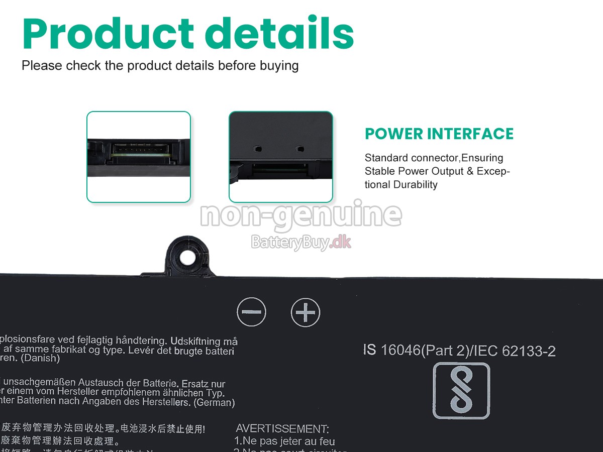 Asus VivoBook S 15 OLED S5507QA-PU165W udskiftningsbatteri