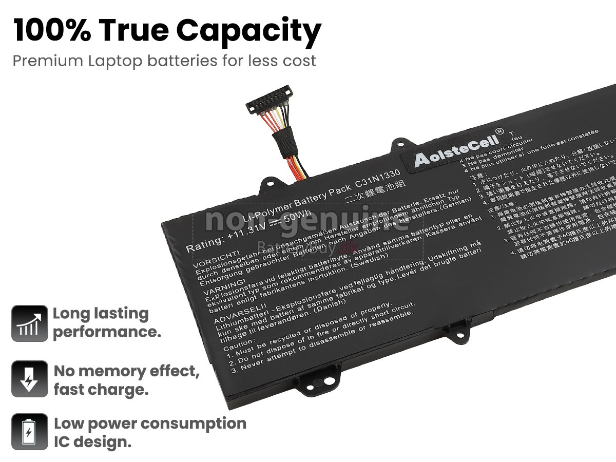 Asus ZenBook UX32LA-R3121P laptop udskiftningsbatteri