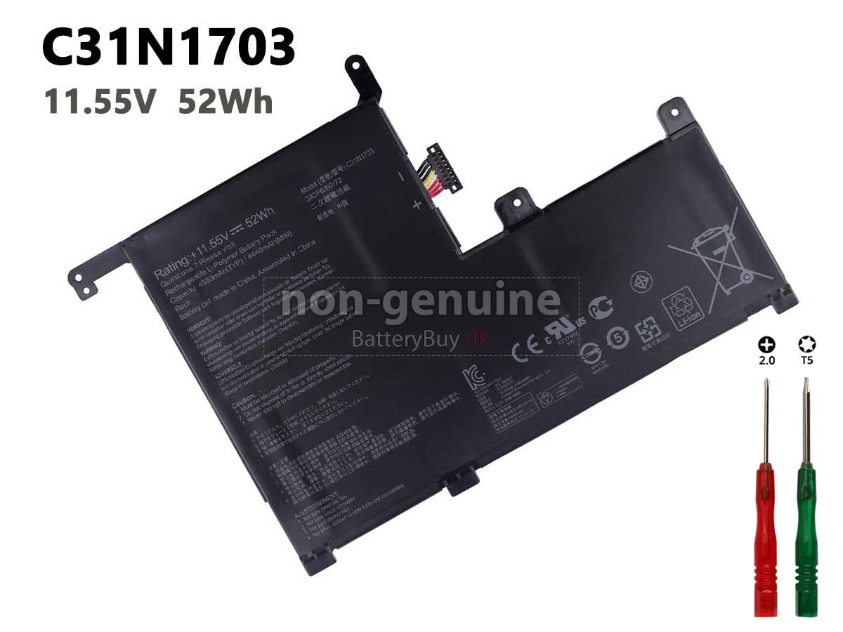 Asus ZenBook Flip Q505UA laptop udskiftningsbatteri