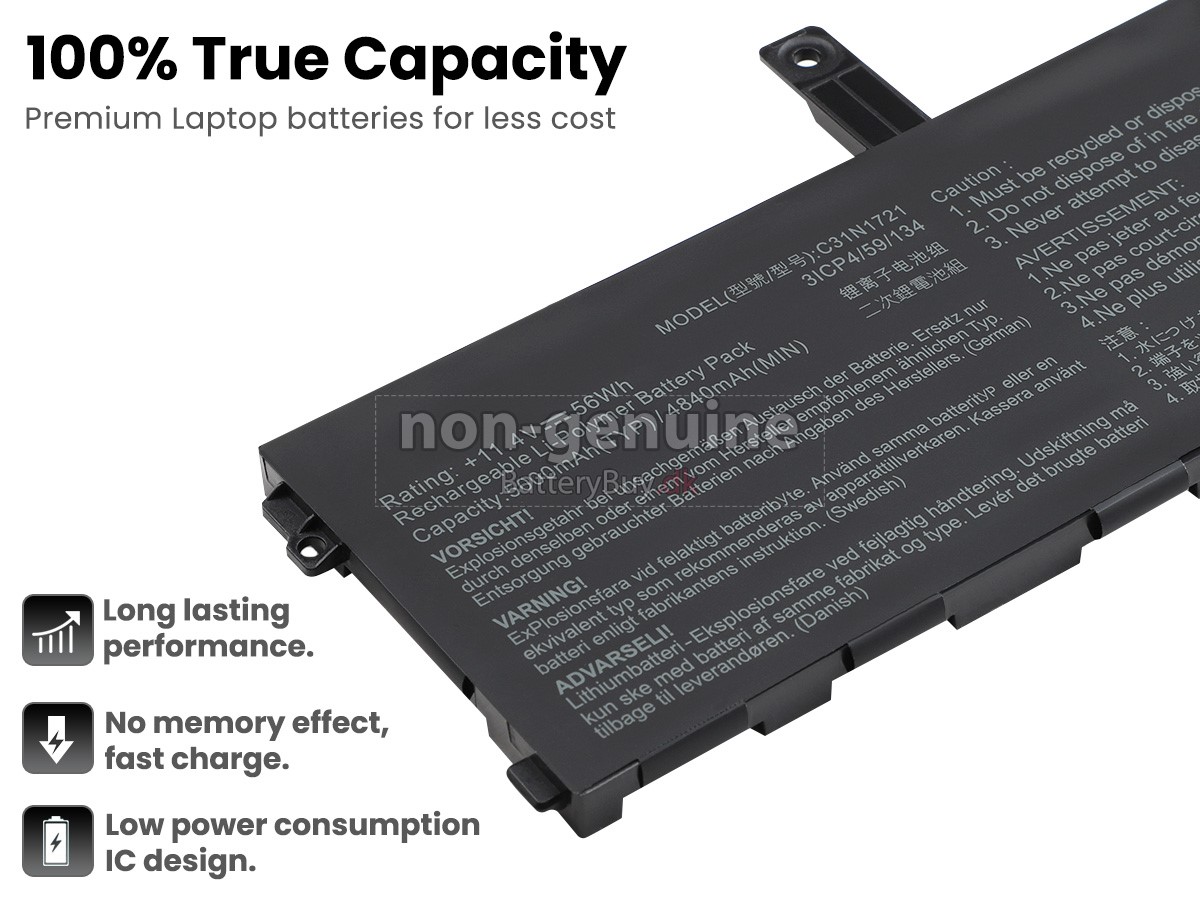 Asus VivoBook L406MA laptop udskiftningsbatteri