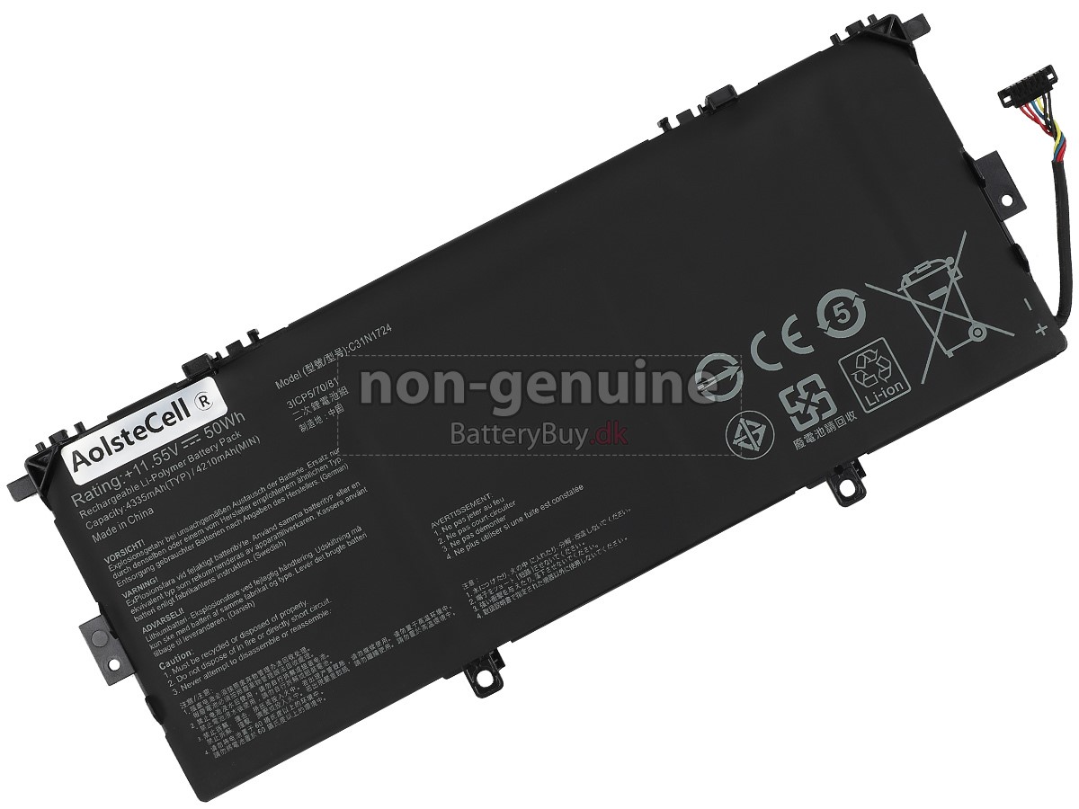 Asus ZenBook 13 UX331FAL-EG050T udskiftningsbatteri
