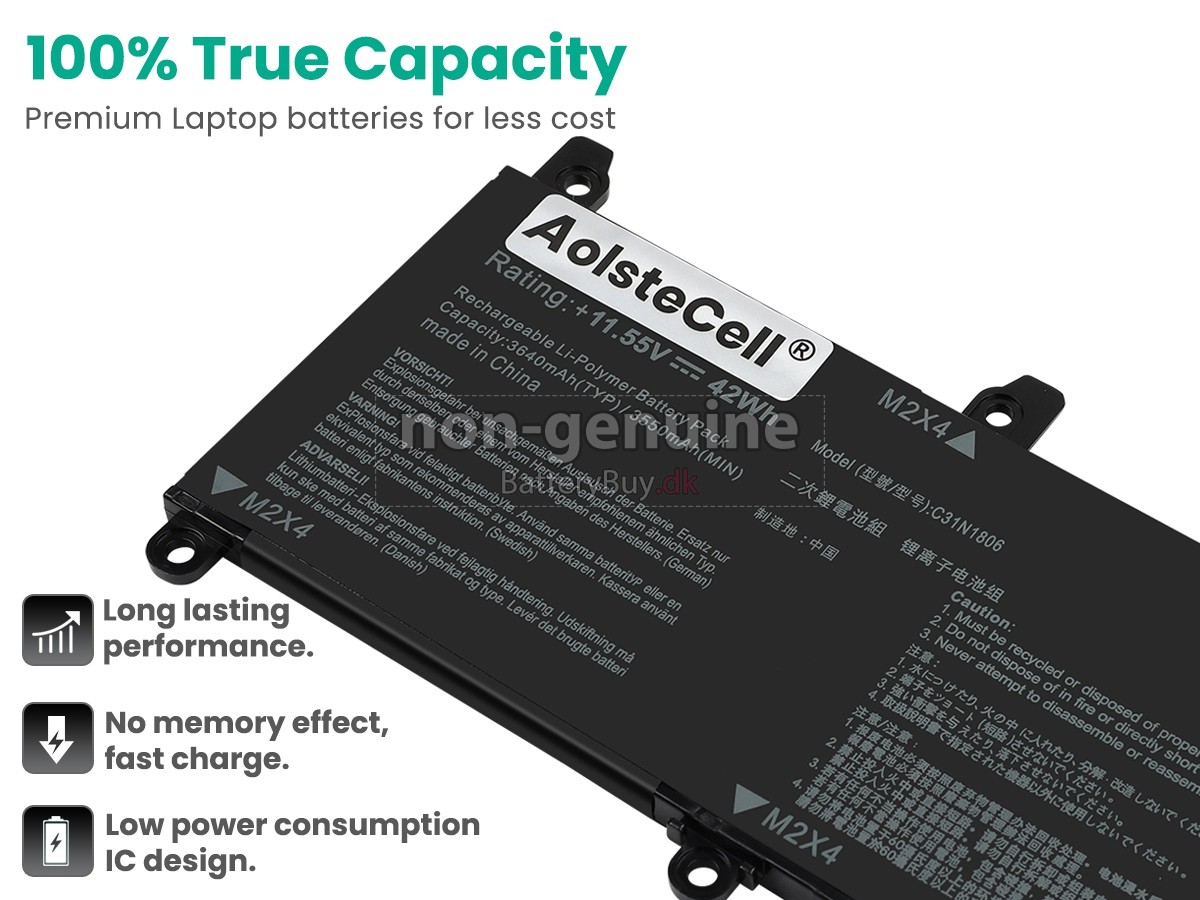 Asus VivoBook S13 S330UN-EY010 udskiftningsbatteri