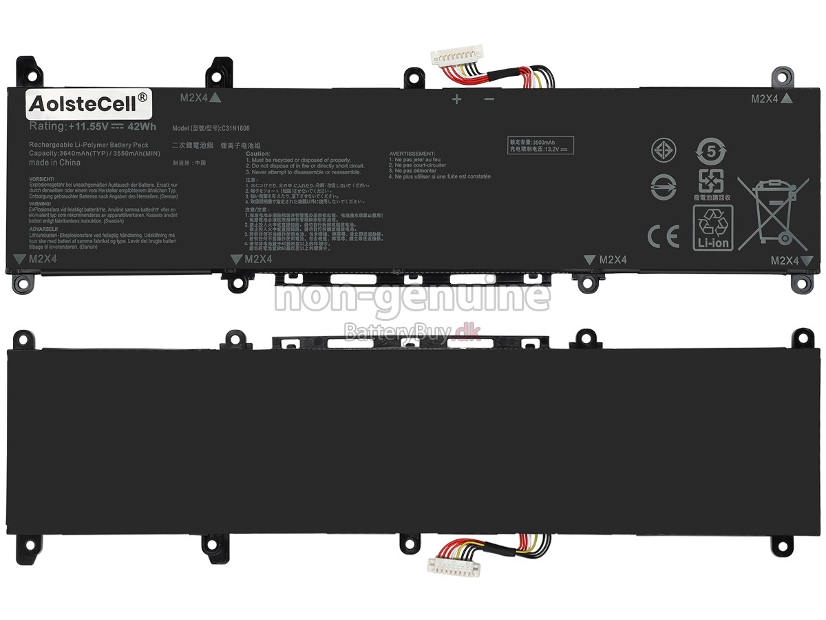 Asus VivoBook S13 S330UN-EY010 udskiftningsbatteri