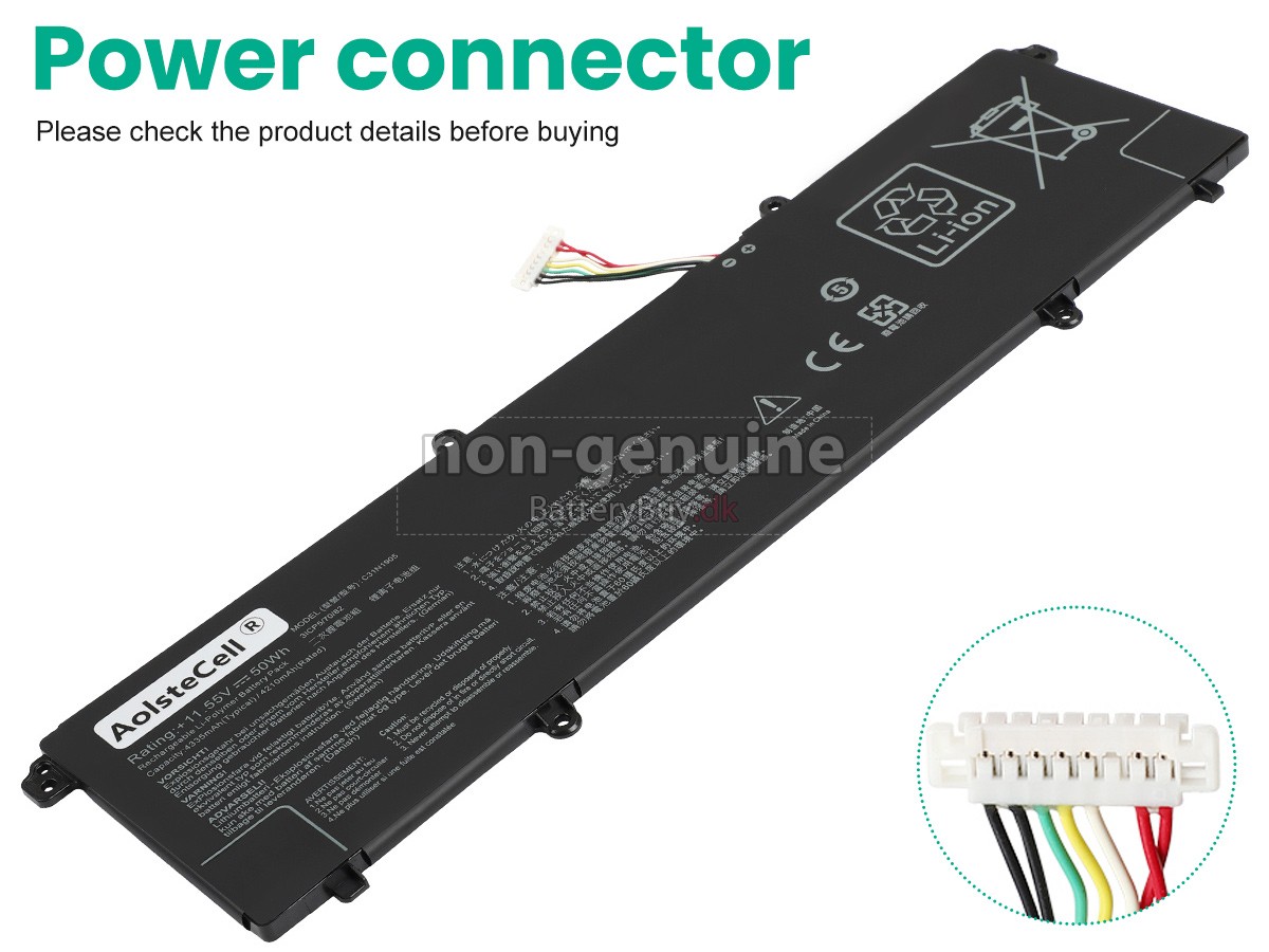 Asus VivoBook 15 X1504ZA udskiftningsbatteri