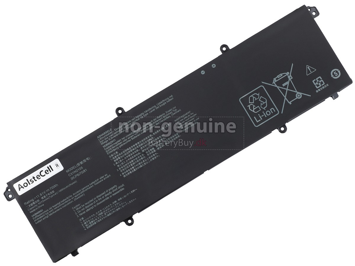 Asus VivoBook M1503QA-L1270W udskiftningsbatteri