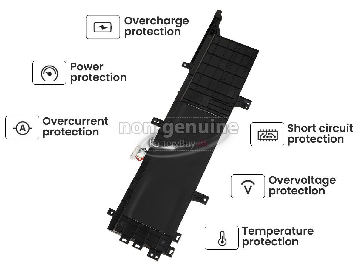 Asus ProART STUDIOBook Pro X W730G2T udskiftningsbatteri