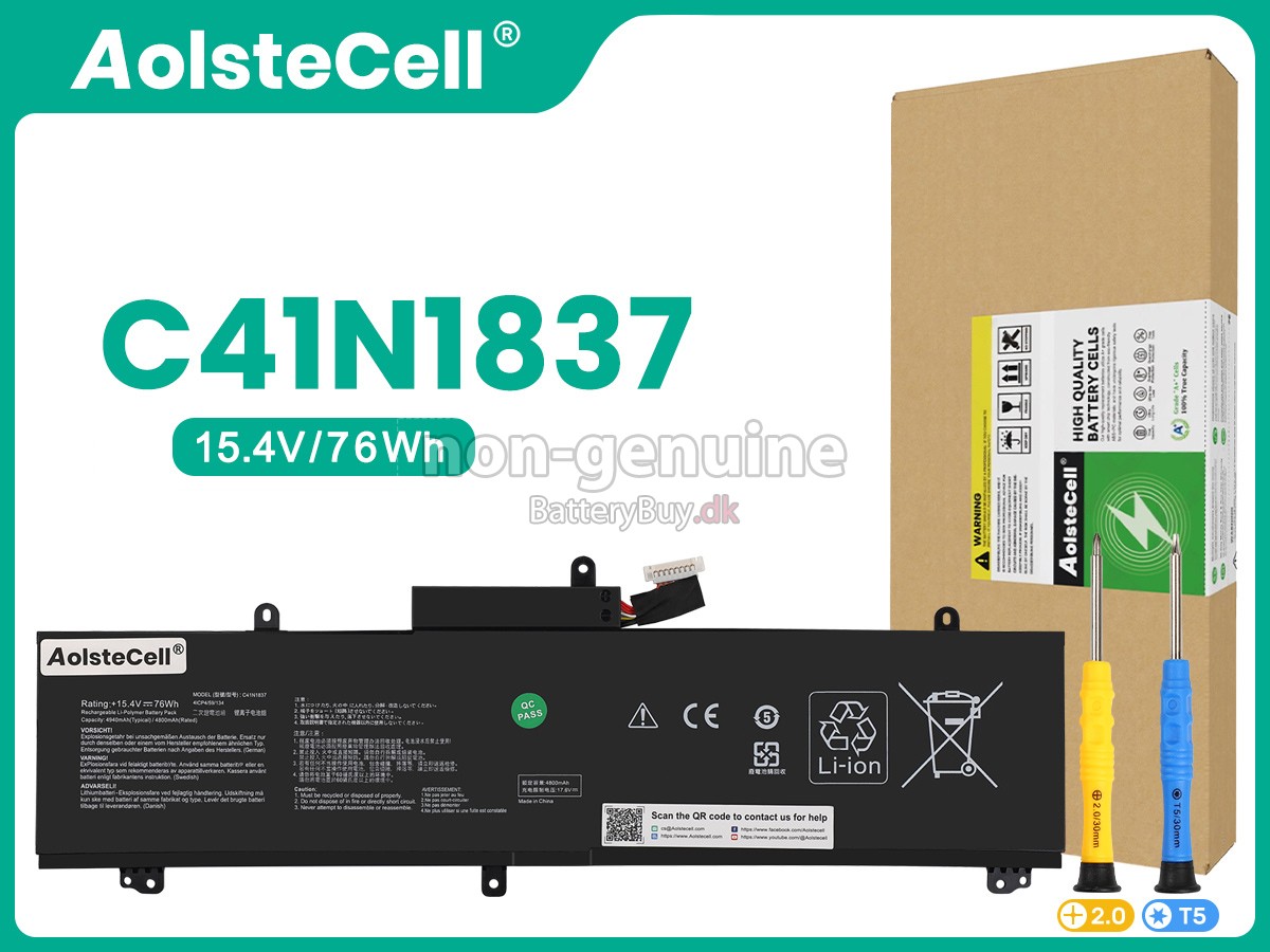 Asus Rog ZEPHYRUS GA502DU udskiftningsbatteri